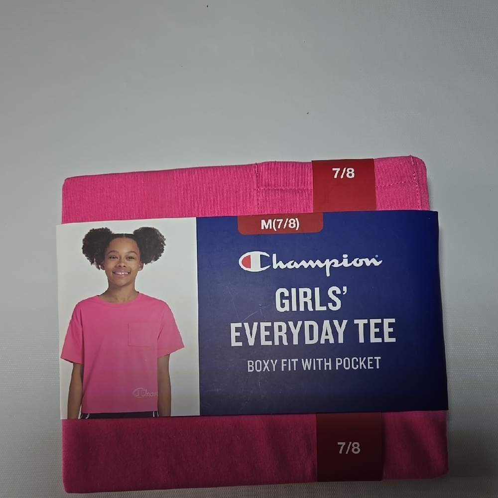 Champion Girls' Pink Everyday Tee